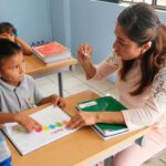 Woman teaching