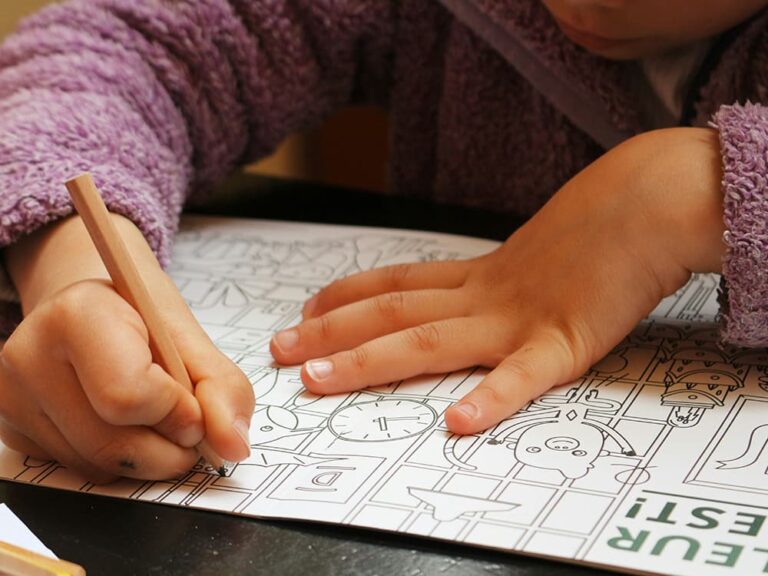 Girl drawing